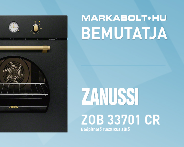 Zanussi zob33701cr beépíthető rusztikus sütő