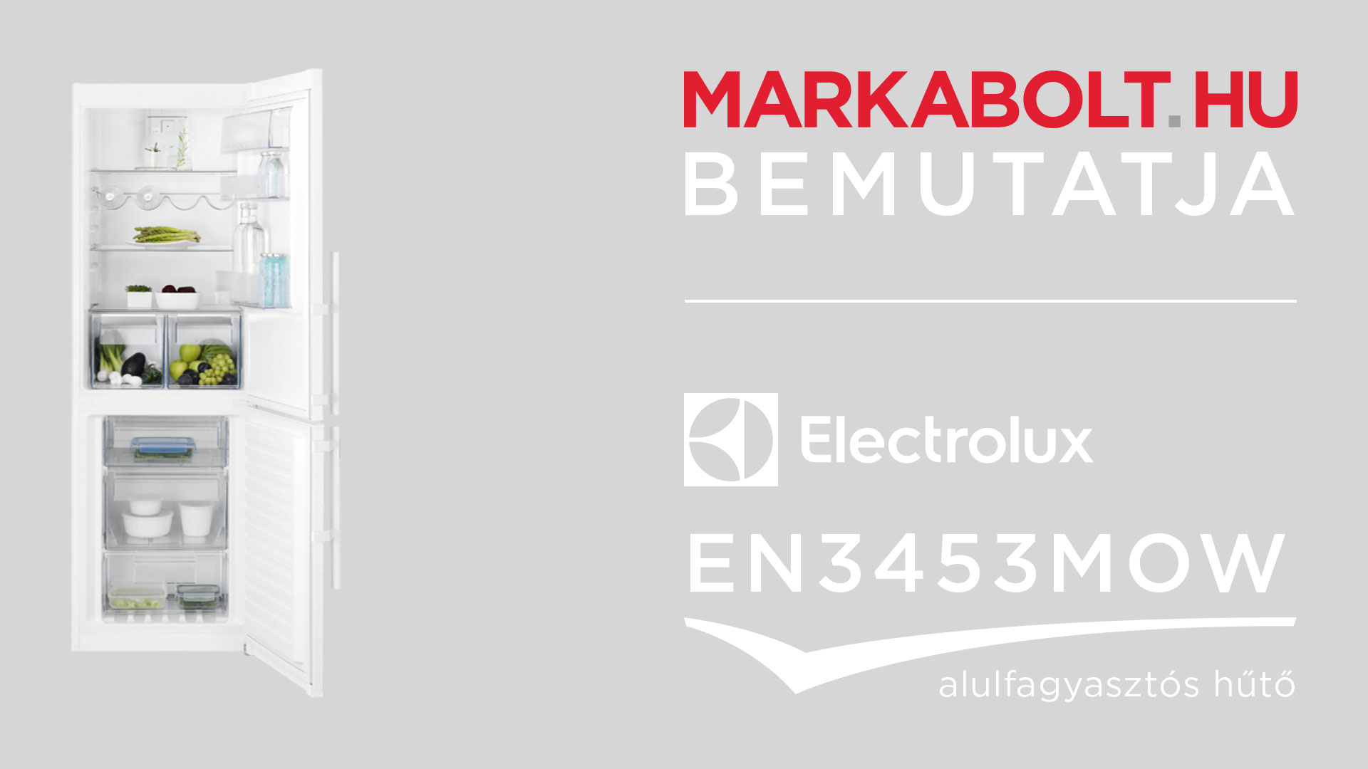malo estrategia Avanzar Electrolux EN3453MOW, alulfagyasztós kombinált hűtőszekrény :: Electrolux  alulfagyasztós hűtőgép :: AEG, Electrolux, Zanussi márkabolt webáruház